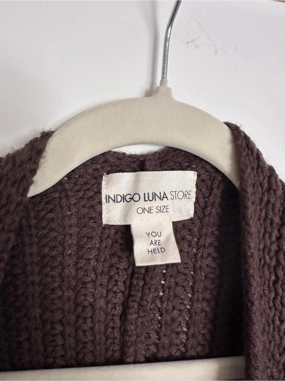 Indigo Luna Tuula Poncho in Cacao - Picture 7 of 8